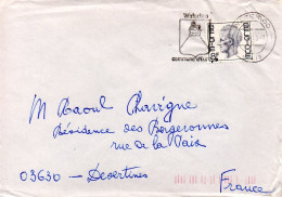 BELGIQUE SEUL SUR LETTRE DE WATERLOO POUR LA FRANCE - Cartas & Documentos