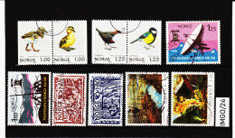 IMGO/24 N O R W E G E N Gestempeltes LOT Aus 1980 Z Ä H N U N G SIEHE ABBILDUNG - Used Stamps