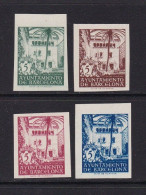 1945 - España - Barcelona - Edifil 65s/68s - Casa Del Arcediano - MNG - Valor Catalogo 56 € - Barcelone