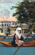 Turquie - Contantinople - Kiosk - Aux Eaux Douces - Colorisé - Barques - Animé - Carte Postale Ancienne - Turkey