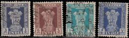 Inde Service 1950/51 - S 1D/7A -  Colonne D'Asoka (4 V.) - Official Stamps