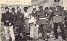 France - Soldats Français Et Allemands à La Frontière Du Honeck Oblitéré Le 12 Aout 1913 - Carte Postale Ancienne - Other & Unclassified