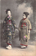 Asie - Femmes Asiatiques En Tenue - Colorisé - Folklore - Carte Postale Ancienne - Otros & Sin Clasificación