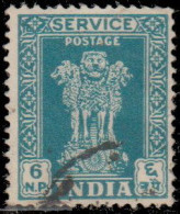 Inde Service 1957/58 - S 18 - 6 Np Colonne D'Asoka - Dienstmarken