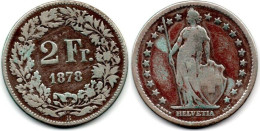 MA 29159  / Suisse - Schweiz - Switzerland 2 Francs 1878 B TB - Andere & Zonder Classificatie