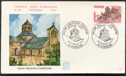 FDC FRANCE 1978 - YT 2001 - Eglise Abbatiale Aubazine - 18.02.1978 - 1970-1979