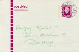 PAYS BAS ENTIER LETTRE - Storia Postale