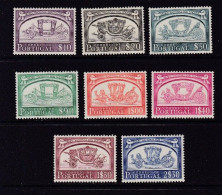 PORTUGAL - 1952 - YVERT 752/759 - Museo Nacional Carrozas - MNH - Valor Catalogo 30 € - Ongebruikt