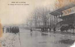 Colombes        92         Inondations 1910. , Le Champ De Course De Colombes. Angle Coupé      (voir Scan) - Colombes