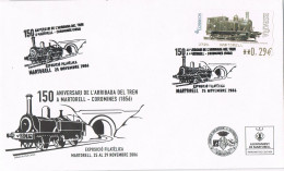 52954. Carta MARTORELL (Barcelona) 2006. Ferrocarril, Tren 150 Aniversario  Llegada Tren Martorell-Coromines - Covers & Documents