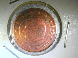 Bélgica, 1 Euro Cent, 2001 - Belgio