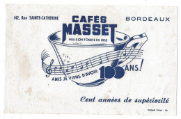 Buvard Cafés Massé - Caffè & Tè