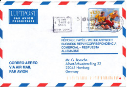 Australia Air Mail Cover Sent To Germany 5-8-1999 Single Franked SOCCER FOOTBALL - Cartas & Documentos