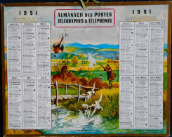 ALMANACH DES P.T.T. - 1951. - Tamaño Grande : 1941-60