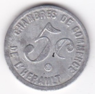 34 Hérault. Chambres De Commerce De L’Hérault. 5 Centimes ND, En Aluminium - Monedas / De Necesidad