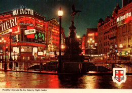 CPM - LONDON - Piccadilly Circus (Pubs Vue De Nuit) ... LOT 2 CP à Saisir - Piccadilly Circus