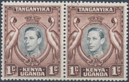 K.U.T SG **131ac (MNH), Variant "Damaged Value Tablet" - Kenya, Uganda & Tanganyika