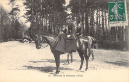 France - Madame La Duchesse D'Uzes - Duchesse à Cheval - Librairie Nouvelle -  Carte Postale Ancienne - Other & Unclassified