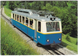 MONTREUX-GLION-NAYE  Triebwagen Bhe 2/4 205 - Strassenbahnen