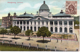 Delcampe - HONG KONG. Hongkong . Lawcourt .. Carte Rare, Brillante , Impeccable  Vierge Timbrée  Oblitérée 1913. - China (Hongkong)
