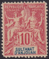 Anjouan 1900 Sc 6 Yt 14 MNH** - Nuovi