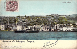 Turquie - Souvenir De Salonique - Mer - Panorama - Colorisé -   Carte Postale Ancienne - Türkei