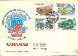 10627 - BAHAMAS - Postal History -  FDC COVER 1981 - Agricolture MAPS - Bahamas (1973-...)