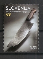 SLOVENIA 2020,Arts And Crafts; Kunsthandwerker; Master Blacksmith Jože Krmelj; Knife; Modern Metal,MNH - Slowenien