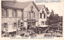 FRANCE - Montsauche - Terminus Hotel - Cuisine Et Cave Renommées - Station Des Autos Cars - Carte Postale Ancienne - Autres & Non Classés