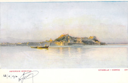GRECE - Citadelle Corfou - Carte Postale Ancienne - Griechenland