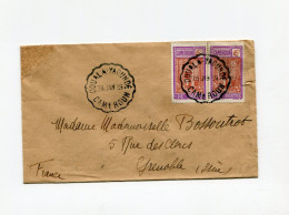 !!! CAMEROUN, LETTRE DE 1939 POUR GRENOBLE, CACHET AMBULANT DOUALA - YAOUNDE - Lettres & Documents