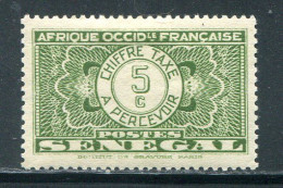 SENEGAL- Taxe Y&T N°22- Neuf Avec Charnière * - Timbres-taxe