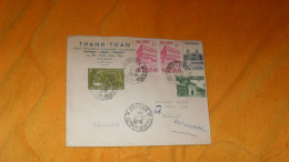 ENVELOPPE ANCIENNE DE 1962../ THANH-TOAN PIECES DET..PEUGEOT-SIMCA-RENAULT SAIGON..POUR PARIS CACHETS + TIMBRES X5 - Viêt-Nam