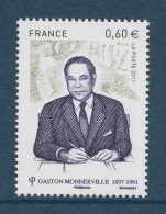 FRANCE 2011 Gaston Monnerville Commemoration: Single Stamp UM/MNH - Neufs