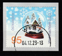 Österreich 2023 Weihnachten Christbaumkugel Gestempelt - Used Stamps