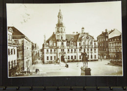 DR: AK Von Crimmitschau, Rathaus Mit Herrengasse Vom 19.10.1925 , Mit 5 Pf. Reichsadler, Knr.: 356 - Crimmitschau