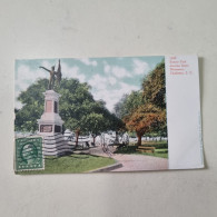 Carta Postale Circulèe - USA - 1915 - CHARLESTON, S.C. - Battery Park Showing Jasper Monument - Charleston