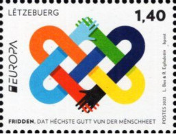 Luxembourg - 2023 - Europa CEPT - Peace - The Highest Value Of Humanity - Mint Stamp - Nuevos