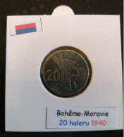 Pièce De 20 Haleru De 1940 (protectorat De Bohême-Moravie) - Repubblica Ceca