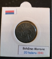 Pièce De 20 Haleru De 1941 (protectorat De Bohême-Moravie) - Repubblica Ceca