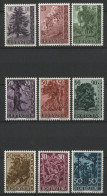 LIECHTENSTEIN N° 319 à 321 + 333 à 335 + 339 à 341 Neufs ** (MNH) Les 3 Séries ARBRES TB - Nuovi