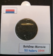 Pièce De 50 Haleru De 1944 (protectorat De Bohême-Moravie) - República Checa