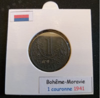 Pièce De 1 Koruna De 1941 (protectorat De Bohême-Moravie) - Tsjechië