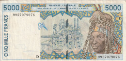 Etats D'Afrique De L'ouest - 5000 Francs  1999 "Mali" - États D'Afrique De L'Ouest