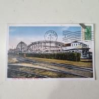 Carta Postale Circulèe - 1915 - USA - NORFOLK, V.A.. - Leap The Dips, Ocean View - Norfolk