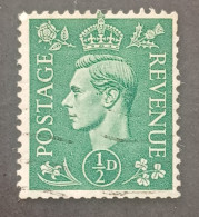 ENGLAND BRITISH 1955 KING GEORGE VI CAT UNIF N 299R WMK 21 ERROR INVERTED - Oblitérés