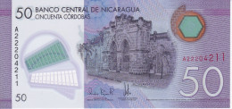 BILLETE DE NICARAGUA DE 50 CORDOBAS DEL AÑO 2014 SIN CIRCULAR (UNC)  (BANK NOTE) - Nicaragua