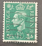 ENGLAND BRITISH 1955 KING GEORGE VI CAT UNIF N 299R WMK 21 ERROR INVERTED - Oblitérés