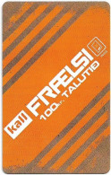 Faroe - Kall - Frælsi, Exp.10.2007, PIN Xxxx Xxxx Xxxx, GSM Refill 100Kr, Used - Faeroër