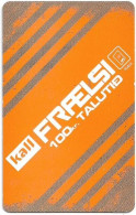 Faroe - Kall - Frælsi, Exp.10.2007, PIN Xxxxxxxxxxxx, GSM Refill 100Kr, Used - Féroé (Iles)